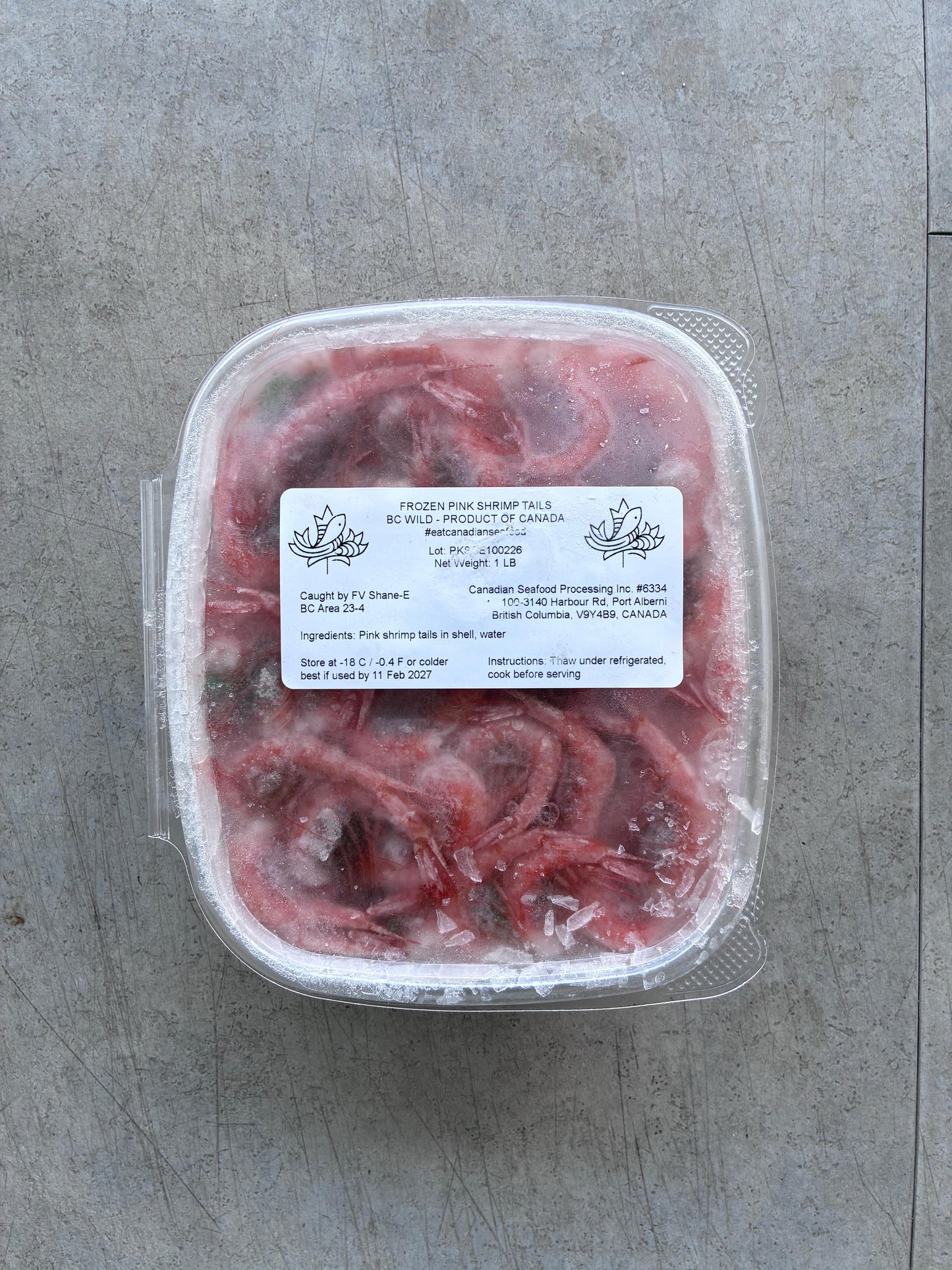 Wild Sustainable Pink Prawns/ Botan Ebi Tail (454g/Tub) (Copy)