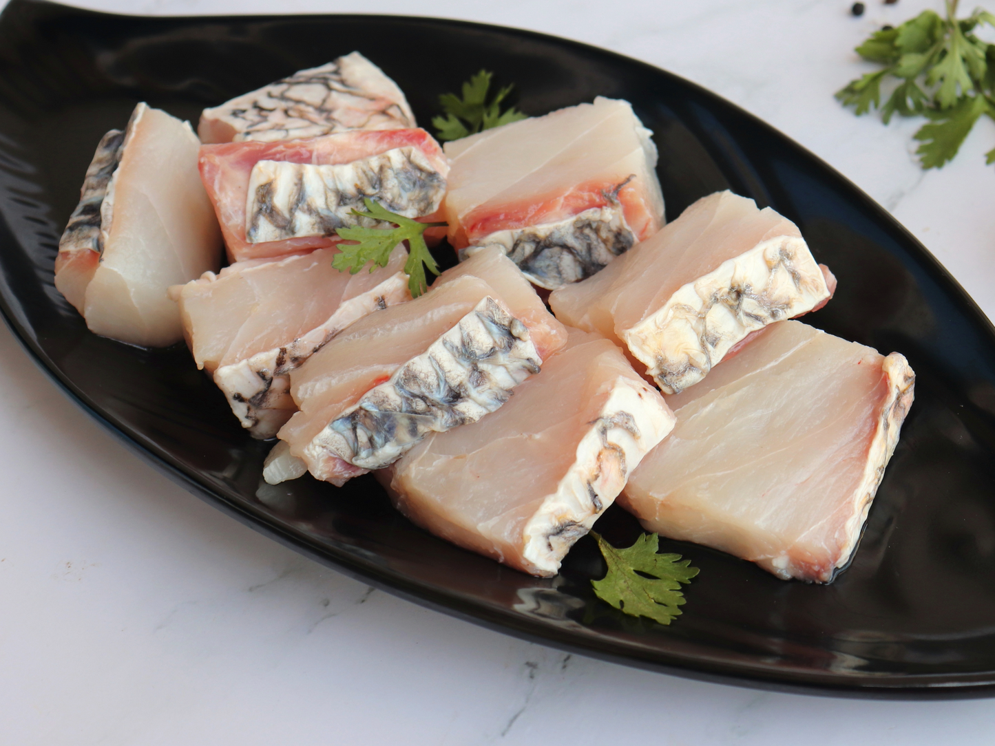 Wild Threadfin/ Ikan Kurau Steak / Fillet / Child Cut / Fish Slices (about 250g) - Dish The Fish