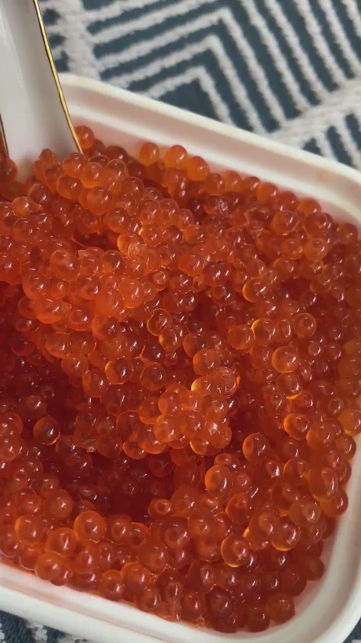 salmon trout roe ikura dish the fish online