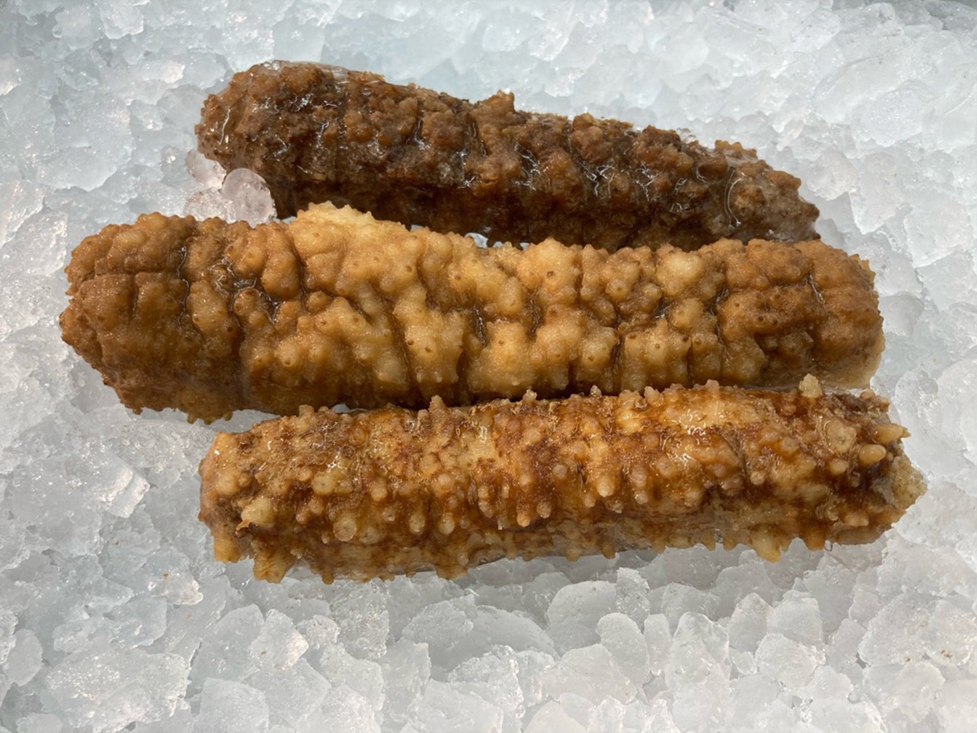 Se Cucumber Jade 黄玉参 wild caught sabah sustainable ethical harvested hand dive no chemical fresh frozen deep no bleach collagen cure cancer Singapore online delivery