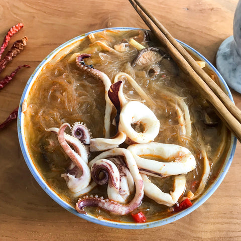 TOM YUM SQUID AND TANG HOON SOUP