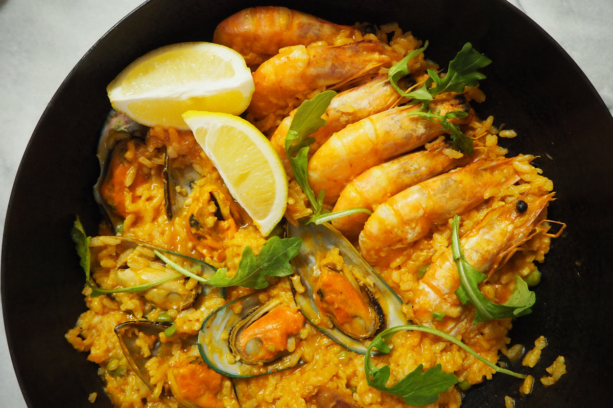Seafood Paella With Rice Ibiza Recipes: Seafood Paella | Ibiza