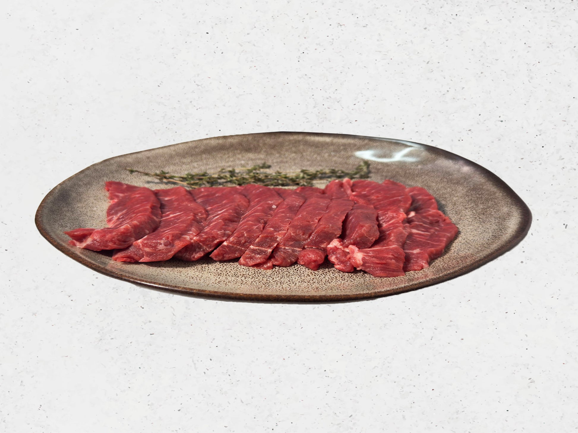 DishTheFish is proud to introduce the Premium Canadian AAA Grade Beef Flat Iron Yakiniku Beef DishTheFish Fresh Fish Seafood Child Cut Online
