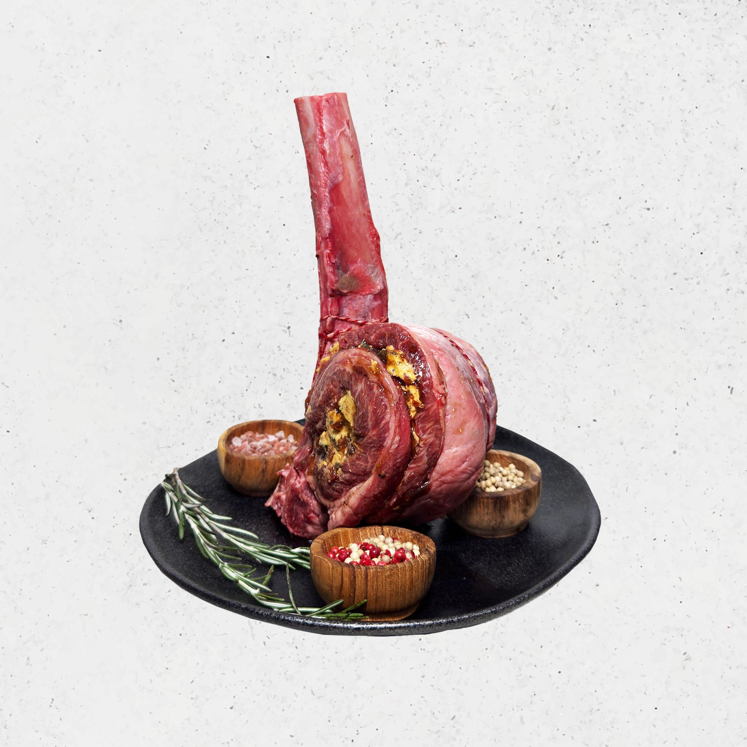 Assorted holiday foods including a roasted turkey, oysters, and various meats on a wooden table. DishTheFish Eaters Market Beef Pork Chicken Sausage Lollipop Chorizo Wild Sockeye Salmon Spot Prawns Hyogo Oysters Turkey