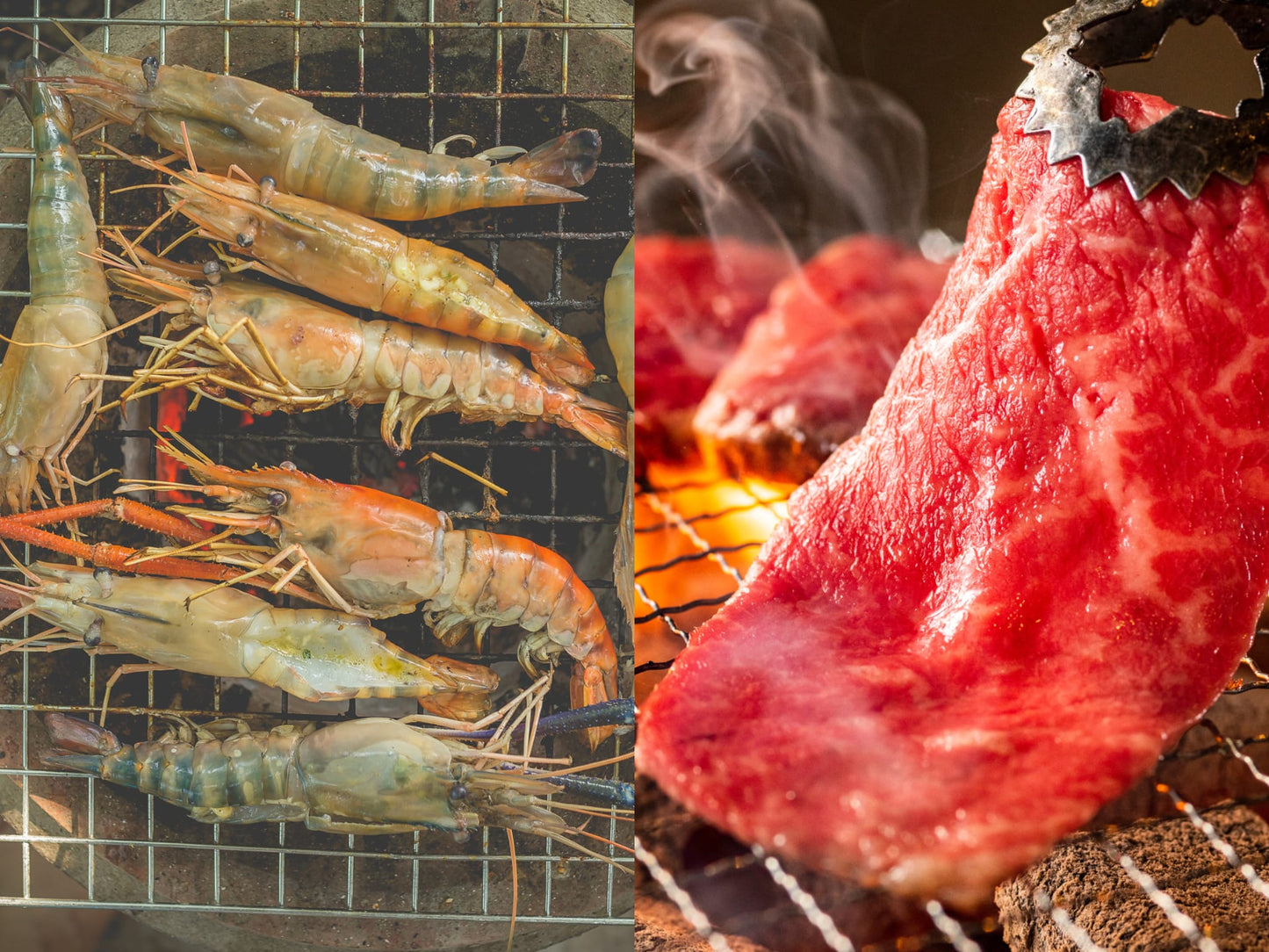 Seafood with A5 Takasaki Wagyu Grill Set (红红火火） - Dish The Fish