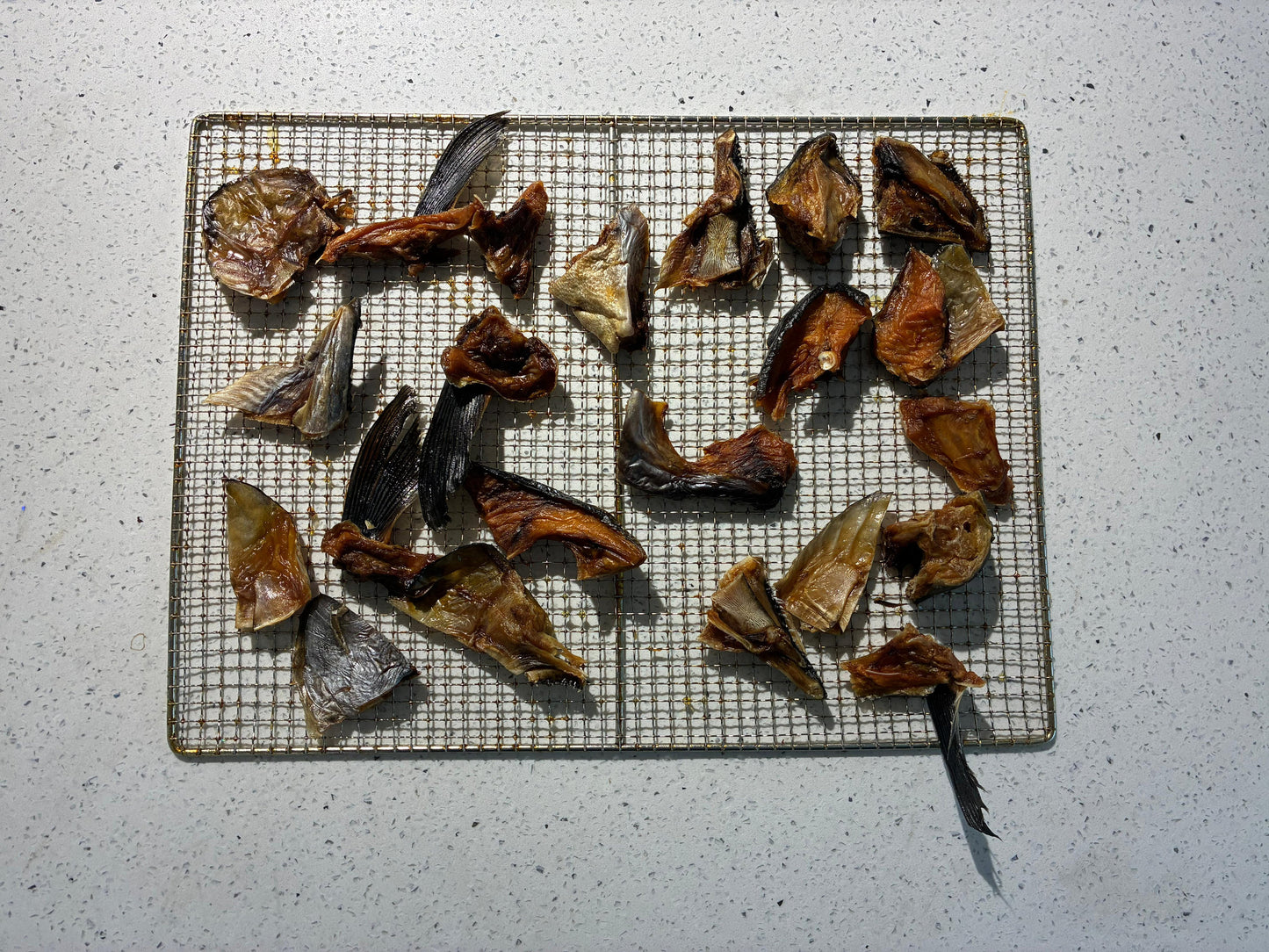 自制脱水金达拉黑鳕鱼（黑鳕鱼）头（宠物适用）（约300克）