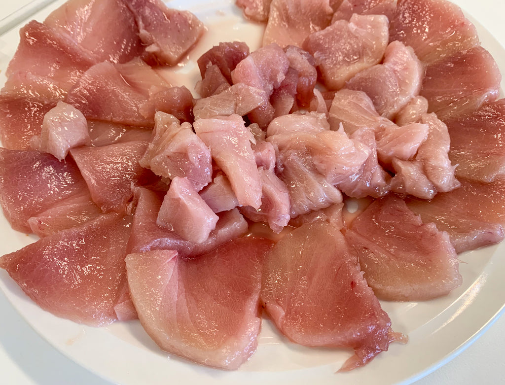 Haidacore Gwaii canada Albacore tuna british columbia wild caught lined caught sustainable responsible fishermen dishthefish the new age fishmonger singapore fresh fish slices child cut seafood online delivery market sashimi japanese captain chef 加拿大 金鲳鱼 野生 海抓 新加坡 湿巴刹 鱼贩 鱼片 鱼片汤 小孩 无骨 刺身 网购 送货 鲜鱼