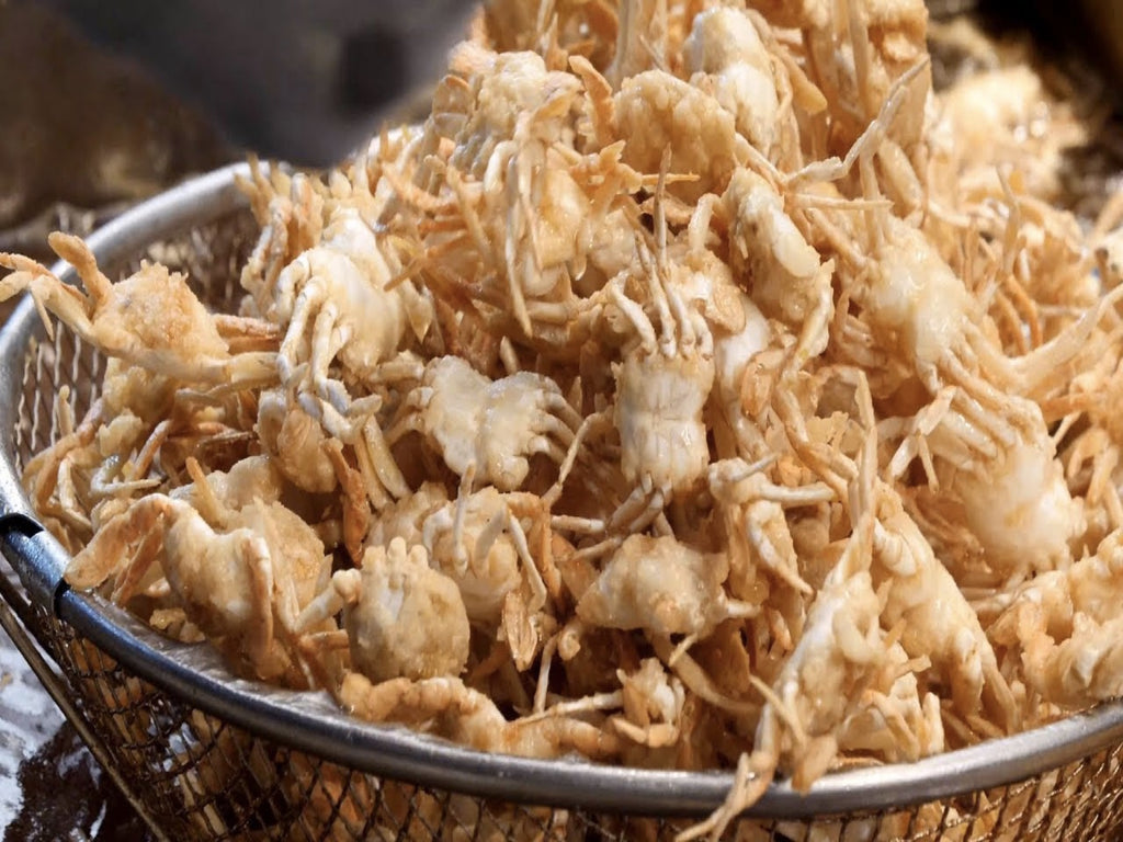 Dishthefish Wild Caught Mini Crabs Malaysia Sabah Net Caught Deep Fried Grilled Baked Soft Shell Beer Snacks Online Delivery Fresh Fish Shellfish